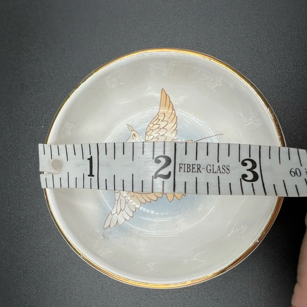 Prinknash Pottery Floral Trinket Dish made in England